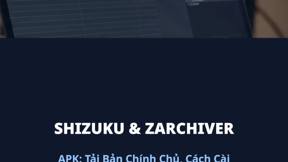 Shizuku và ZArchiver APK tải bản chính chủ